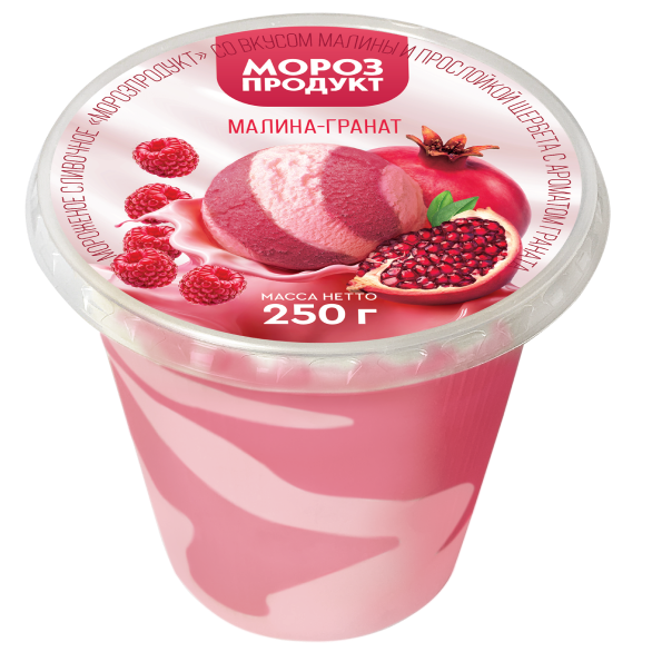 «МОРОЗПРОДУКТ» малина-гранат сливочное стакан пластик «МОРОЗПРОДУКТ» малина-гранат сливочное стакан пластик